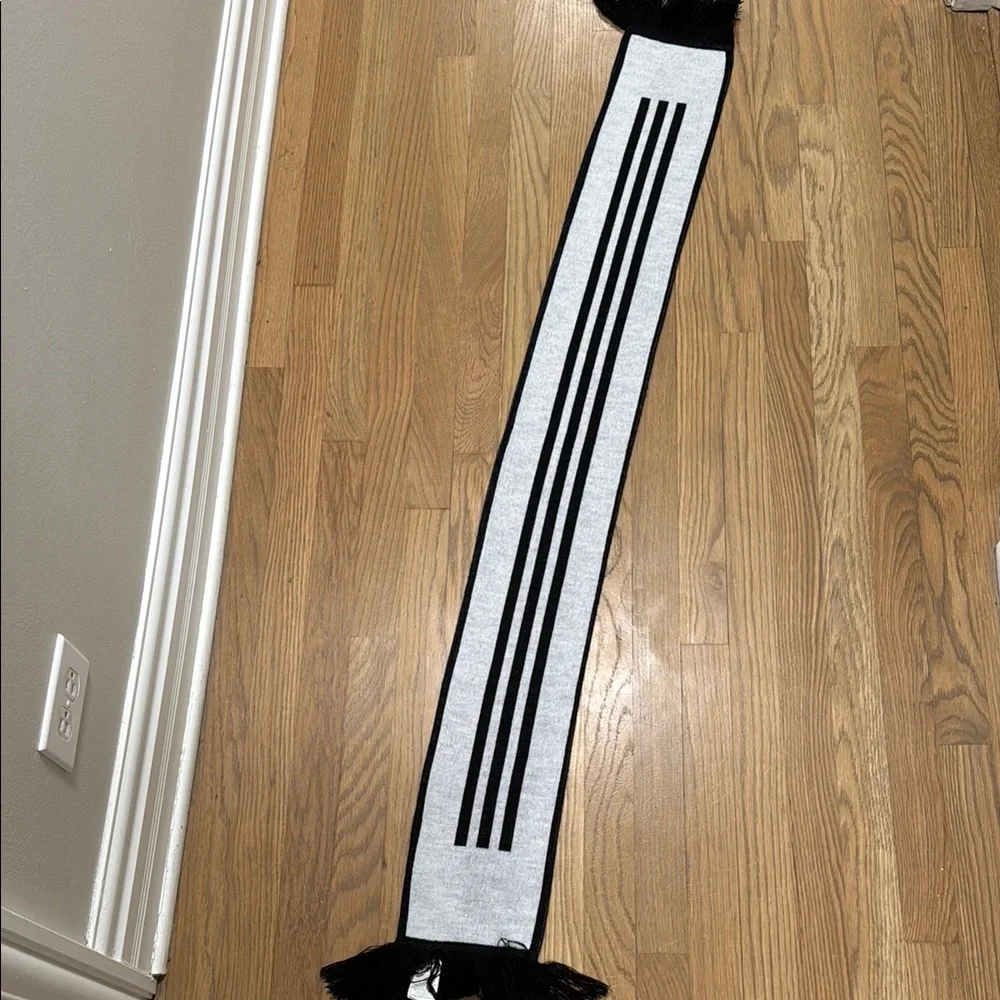 Adidas Juventus FC Black and White Scarf